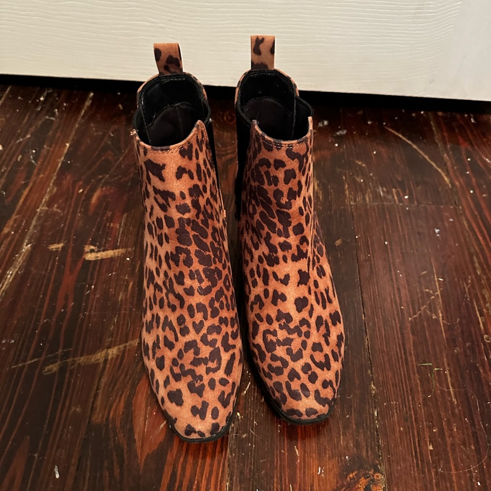 Cheetah Print Booties